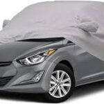 غطاء السيارة الفضي مانع للتراب