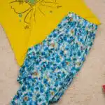 ⁦عرض بيجامة حريمي شورت وبنطلون اصفر و روز⁩ - الصورة ⁦6⁩