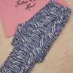 ⁦عرض بيجامة حريمي شورت وبنطلون اصفر وبينك⁩ - الصورة ⁦6⁩