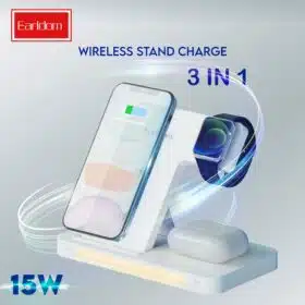 Earldom 3 IN 1 Foldable wireless stand charge 15W