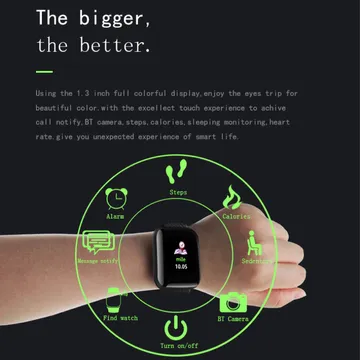 ساعة Smart Bracelet LH719 أسود