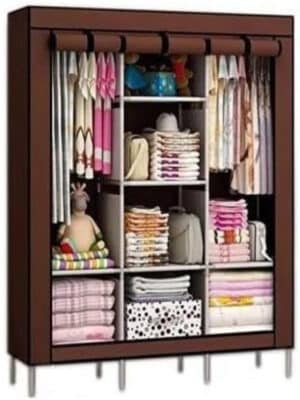 دولاب سفاري تخزين الملابس 3 درفه Safari Wardrobe 3 Drawer Clothes Storage