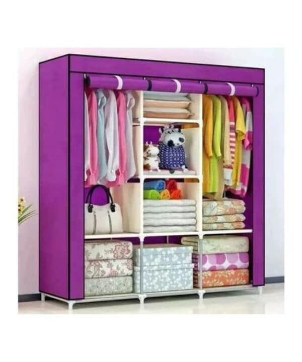 دولاب سفاري تخزين الملابس 3 درفه Safari Wardrobe 3 Drawer Clothes Storage