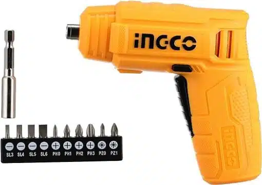 مفك ببطارية 12 قطعة INGCO 4V