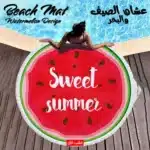 Beach Mat Watermelon Design