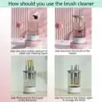 Makeup brush cleaner