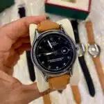 ⁦ساعة رولكس رجالي جلد شوكة⁩ - الصورة ⁦3⁩