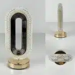اباجورة كريستال بيضاوي