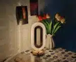 اباجورة كريستال بيضاوي