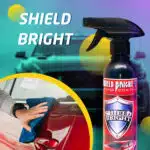 ⁦• عرض قطعتين ملمع السيارة Shield Bright + سبراي تجديد تابلوه السيارة⁩ - الصورة ⁦2⁩