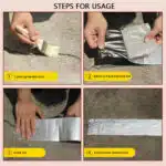 ⁦اللاصق الفضي المطاطي 10 متر⁩ - الصورة ⁦3⁩