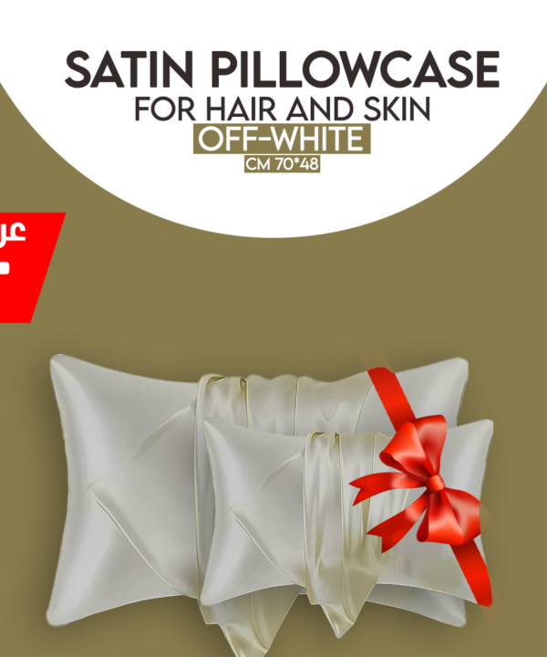 • عرض قطعتين Satin Pillowcase for Hair and Skin, 48*70 cm,