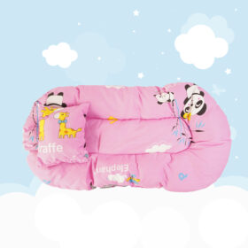 ناموسيه وسرير لطفل وردى