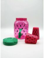 ⁦• ديسبنسر للعصير + 4 اكواب للعصير ديزاين Watermelon 2.5 Liter⁩ - الصورة ⁦3⁩