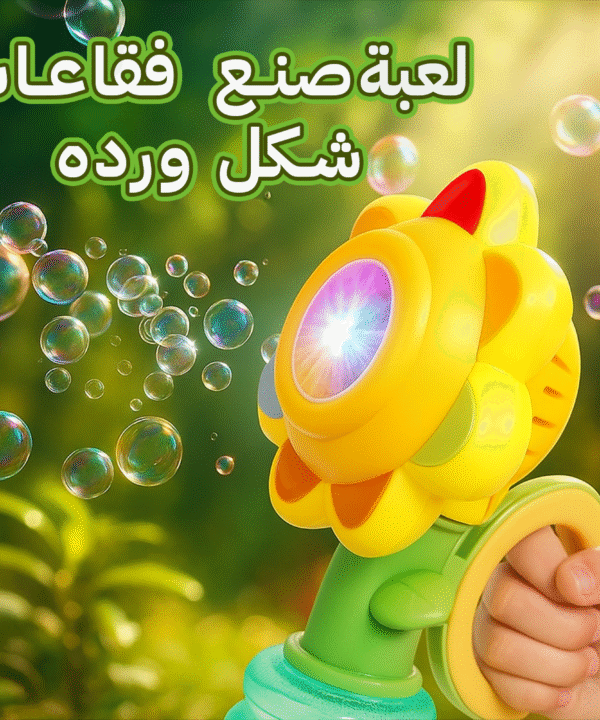لعبة صنع فقاعات شكل ورده