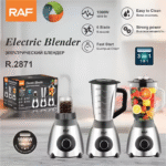 ⁦خلاط و كبه مع مطحنه RAF 3 في 1 1000 وات⁩ - الصورة ⁦2⁩