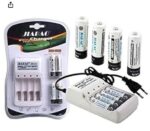 "	شاحن بطاريات + مجموعة بطاريات"