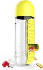 ⁦• زجاجة مياه ومنظم دواء 2 في 1⁩ - الصورة ⁦3⁩