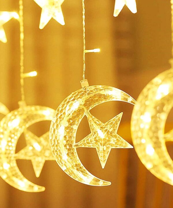 • حبل نور هلال و نجمه Warm