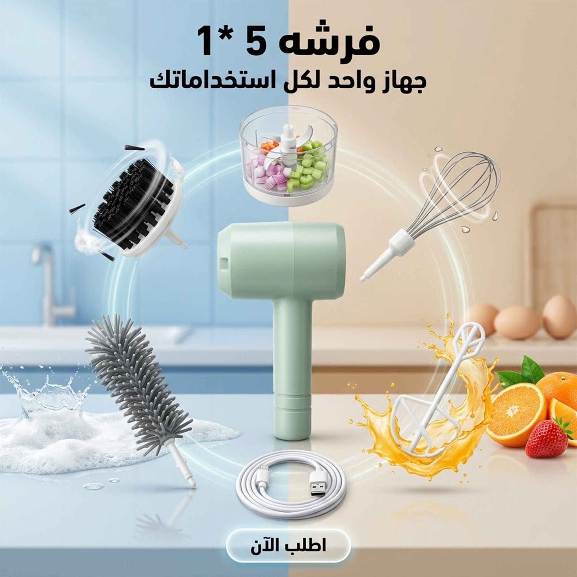 086cea1a-e167-4ff2-a14f-557166567f47.jpg فرشه 5 في 1 - الصورة 1