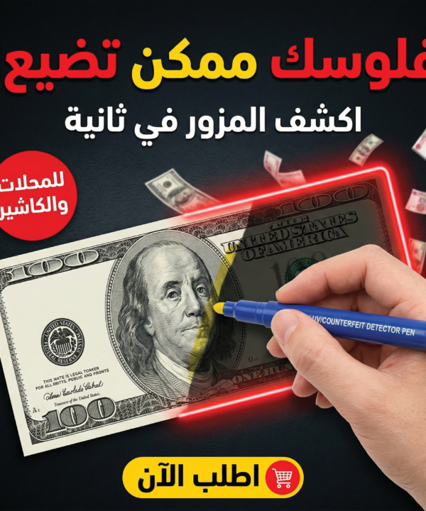 قلم كشف وفحص العملات الورقية المزورة