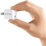 ⁦عرض Anker Power Port Nano-20W + كابل شاحن USB متعدد 15 سم، شحن سريع 3 في 1 (Lightning, Type-C & Micro USB)⁩ - الصورة ⁦8⁩