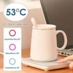 ⁦عرض اللانش بوكس الكهربائي مع كوستر للتسخين متعدد الاستخدامات⁩ - الصورة ⁦4⁩